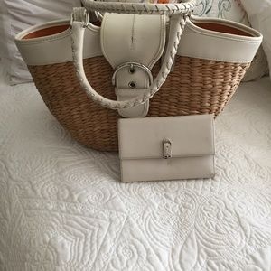 Coach Straw satchel